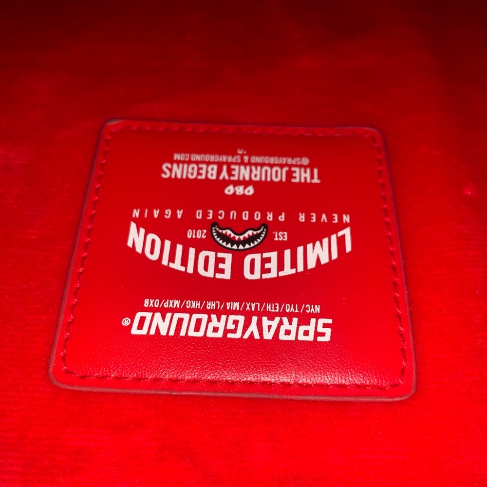Limited edition spray ground backpack